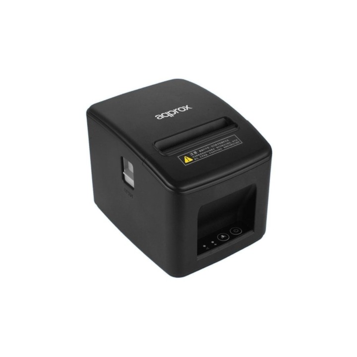 Impresora de tickets approx apppos80am-usblan/ térmica/ ancho papel 80mm/ usb-ethernet-rj11/ negra