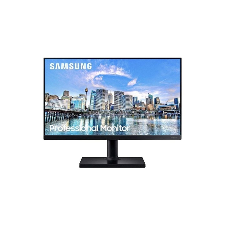 Monitor profesional samsung lf24t450fqr 24'/ full hd/ regulable en altura/ negro