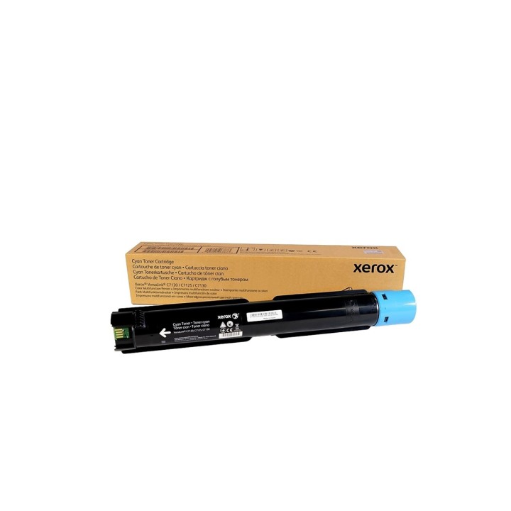 Toner METERED Xerox Cian Alta Capacidad para Xerox VersaLink C7120 C7125 C7130 18500 pag