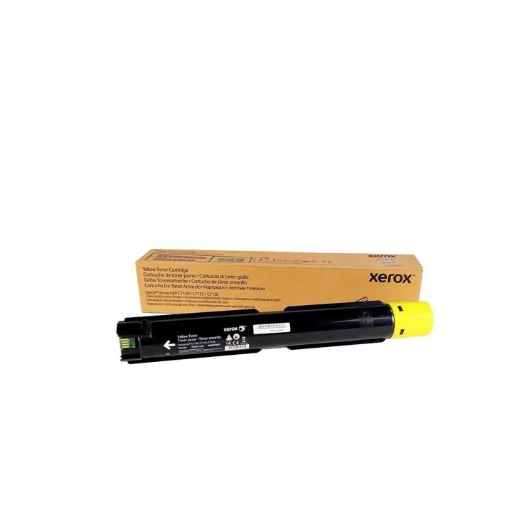 Toner METERED Xerox Amarillo Alta Capacidad para Xerox VersaLink C7120 C7125 C7130 18500 pag