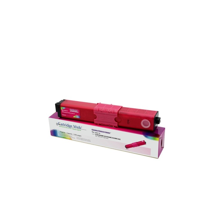 Tóner CW para OKI C301 321 15K Magenta