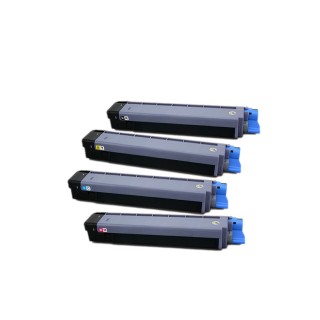 Tóner CW para OKI C810 830 Black 8000pag