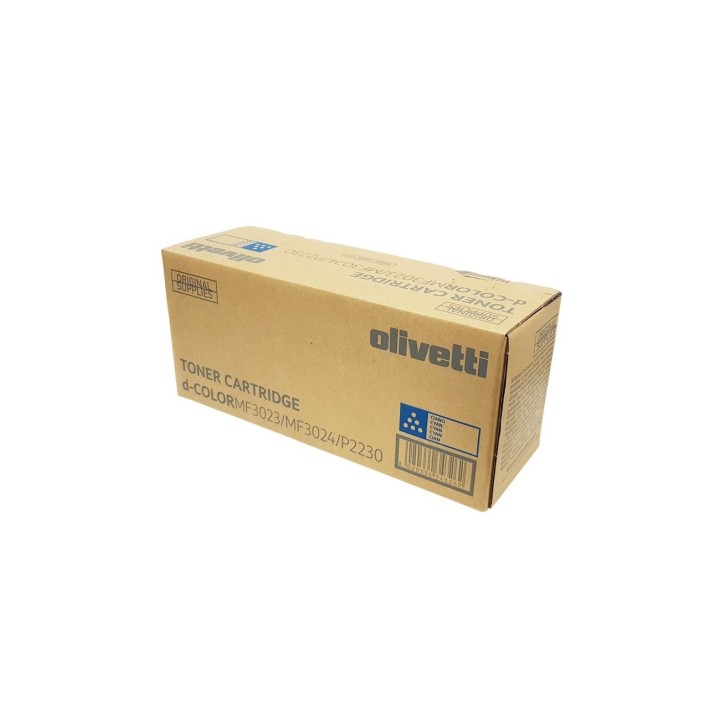 Colores Vibrantes con el Tóner Original Cyan para Olivetti dColor MF3023/3024/P2230