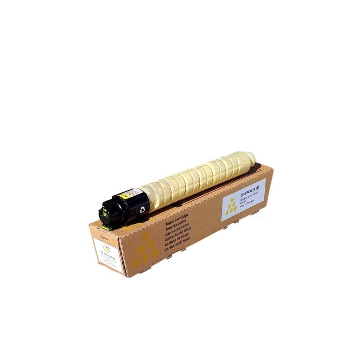 Tóner CFP alternativo para Ricoh Aficio MPC305 Amarillo - Colores Vivos y Profesionales