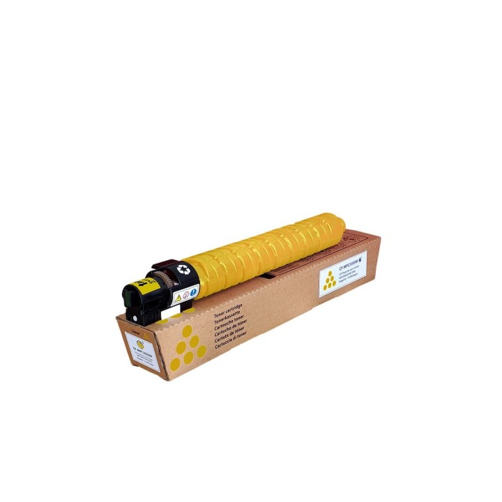 Tóner CFP alternativo para Ricoh Aficio MPC3500/4500 Amarillo - Colores Brillantes y Profesionales