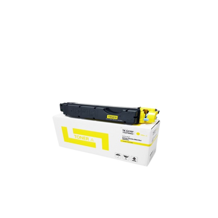 Tóner CFP alternativo para Kyocera Ecosys P6230c/M6230ci/M6630ci - Amarillo, 6000 Páginas de rendimiento