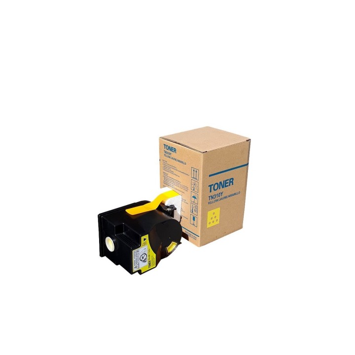 TN310Y Tóner alternativo CFP para Konica Minolta - Amarillo Brillante, 11500 Páginas