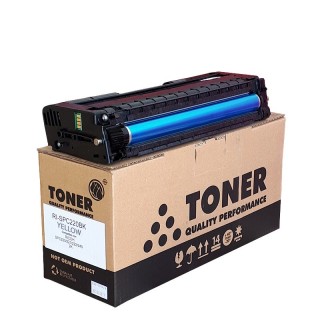 Tóner Color Force Pro Alternativo para Ricoh SPC220/221/222/240 - Amarillo