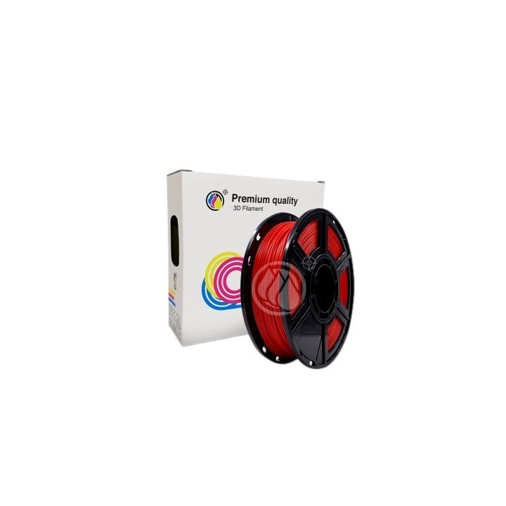 Filamento 3D Color Force Pro PETG Rojo de 500g: Calidad y Vibrante Color para tus Creaciones