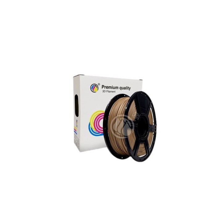 Filamento 3D CFP PLA Madera Clara de 500 g: Elegancia y Autenticidad en tus Creaciones